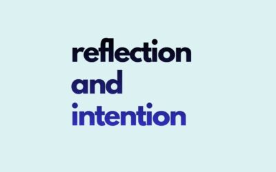 Sue’s Message: Reflection and Intention